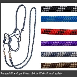 Rope side pull with reins